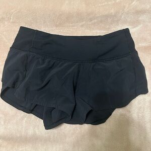lululemon athletica Women's Black speed up Shorts
